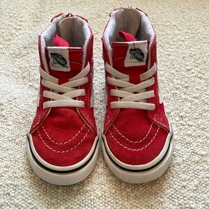Vans toddler shoes size 8